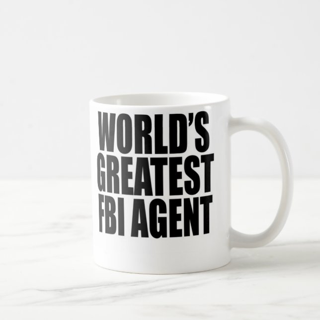 Taza De Café El agente del FBI más grande del mundo (Derecha)