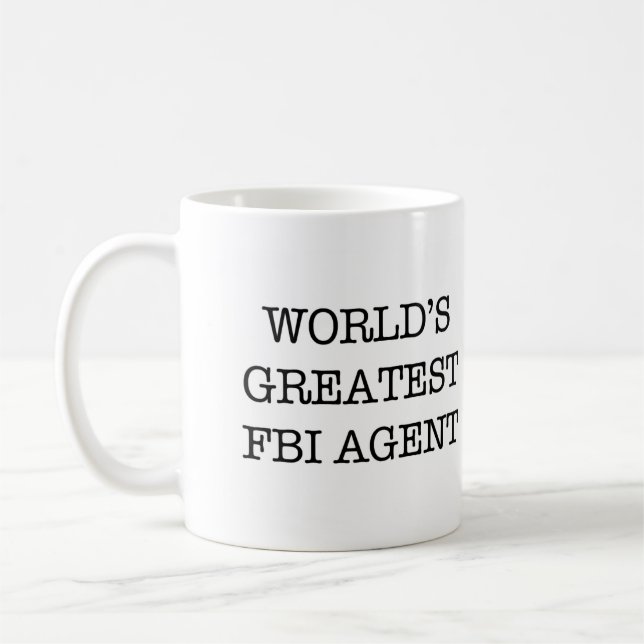 Taza De Café El agente del FBI más grande del mundo (Izquierda)