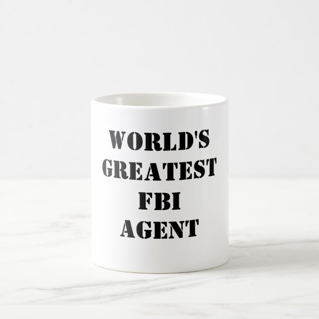 Taza De Café El agente del FBI más grande del mundo (Centro)