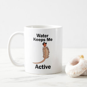 Taza De Café El agua de camarones salmueros de Sea Monkeys me m