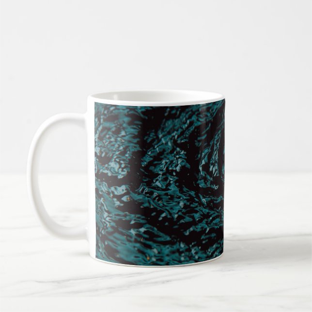 Taza De Café El agua salpicada en la fotografía de primer plano (Izquierda)