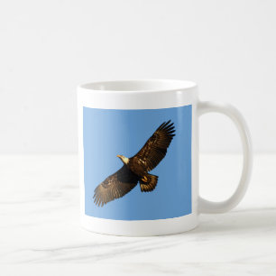 Taza De Café El águila calva se eleva 2