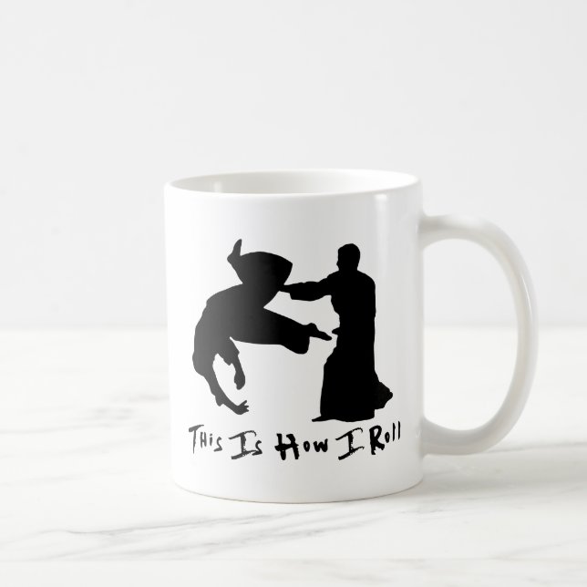 Taza De Café El Aikido esto es cómo ruedo (Derecha)