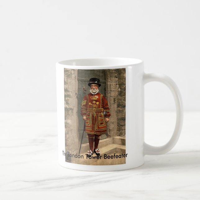 Taza De Café El alabardero de la torre de Londres (Derecha)