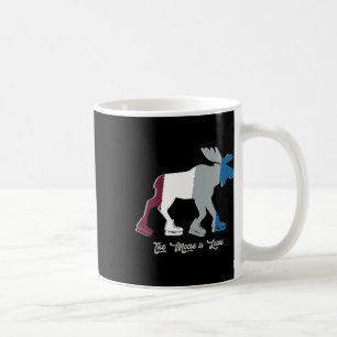 Taza De Café El alce está suelto - Patines de hockey 
