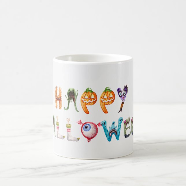 Taza De Café El alfabeto de los monstruos (Centro)