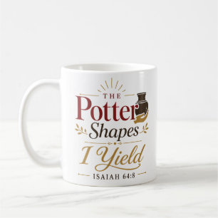 Taza De Café El Alfarero Moldea — Me Rindo Isaiah Grace Artisan