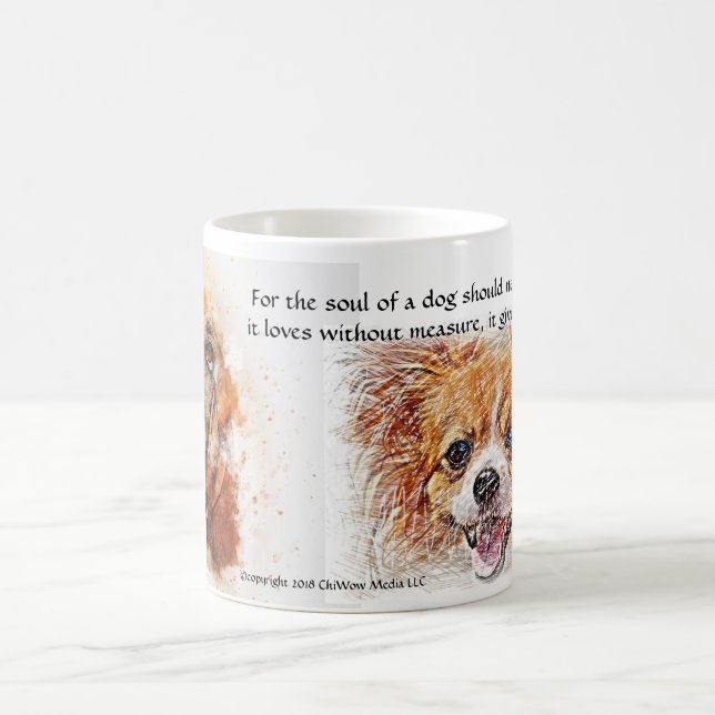 Taza De Café El alma de un perro (Centro)