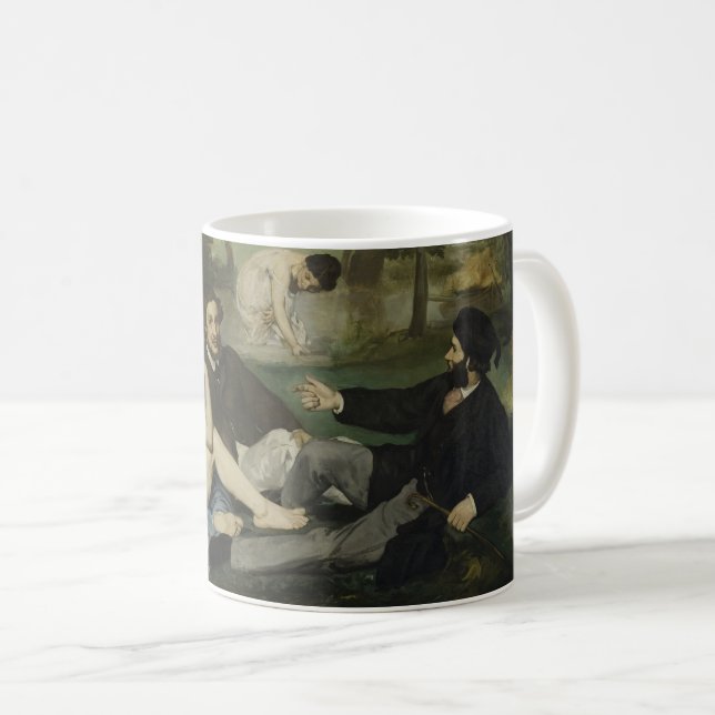 Taza De Café El almuerzo de Manet en la hierba (Anverso derecho)