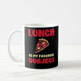 Taza De Café El almuerzo es mi tema preferido