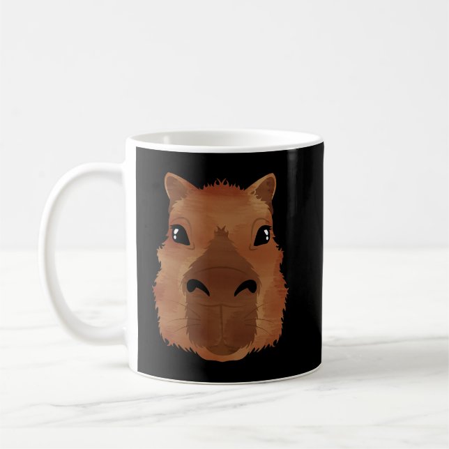 Taza De Café El Amante De Capibara Respeta El Divertido Rodent  (Izquierda)