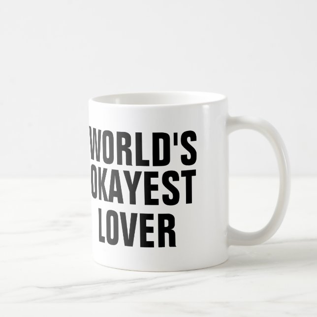 Taza De Café El amante de Okayer más grande del mundo (Derecha)