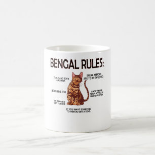 Taza De Café El amante del gato bengalí obsequia al propietari