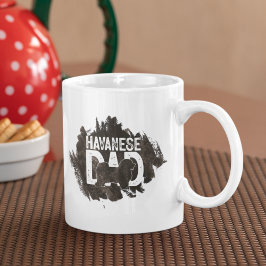 Taza De Café El amante del perro del día de los padres en el pe