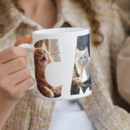 Taza De Café El amor al gato que corto las fotos