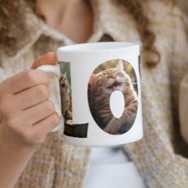 Taza De Café El amor al gato que corto las fotos 1