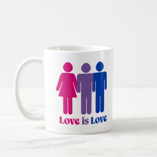 Taza De Café El amor bisexual es amor masculino