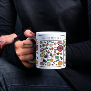 Taza De Café El Amor Cae Sobre Todo