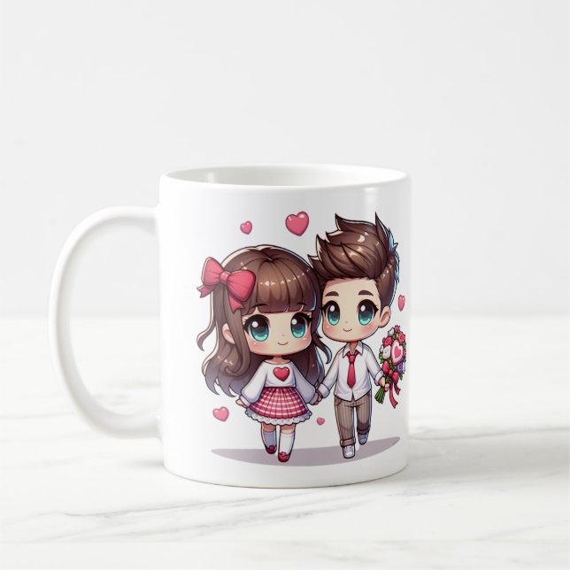 Taza De Café El amor conquista todo, el día de San Valentín (Izquierda)