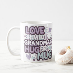 Taza De Café El amor de la abuela hecho para el Pastel de la pe