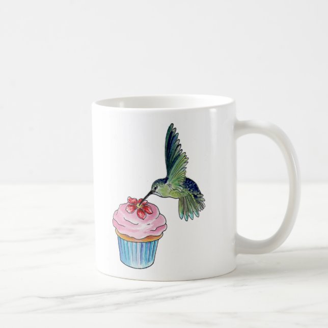 Taza De Café El amor de la magdalena del colibrí está en el (Derecha)