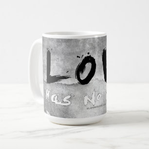 Taza De Café El amor de SlipperyJoe no tiene color raza tono de
