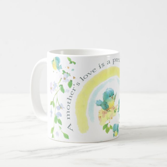 Taza De Café El amor de una madre es un regalo precioso (Anverso izquierdo)