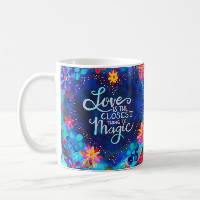 Taza De Café El amor es como la magia (Izquierda)