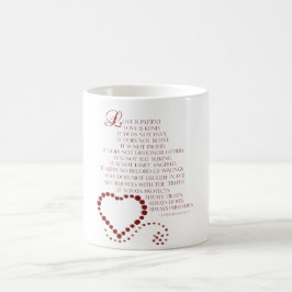 Taza De Café El amor es el amor paciente es amable 1 Corinthian