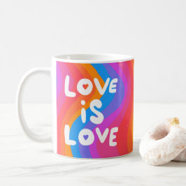 Taza De Café EL AMOR ES EL COLOR DEL Orgullo Gay Arcoiris