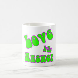 Taza De Café El amor es la respuesta