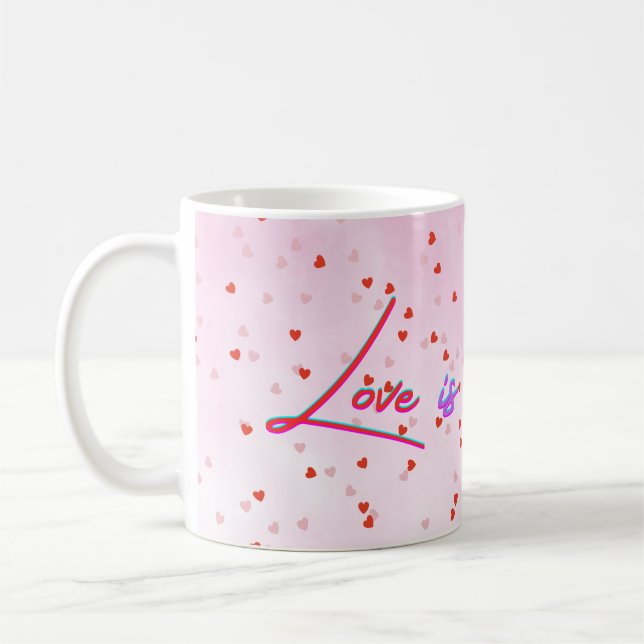 Taza De Café El amor es la respuesta (Izquierda)
