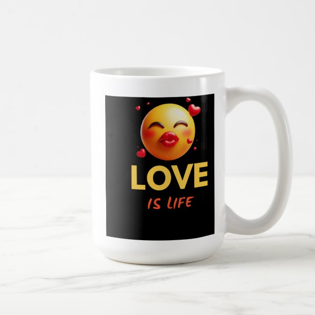 Taza De Café el amor es la vida mugre (Derecha)