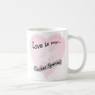 Taza De Café El amor es mi Cocker Spaniel
