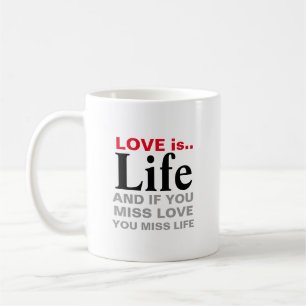 Taza De Café El amor es Mug