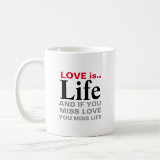 Taza De Café El amor es Mug