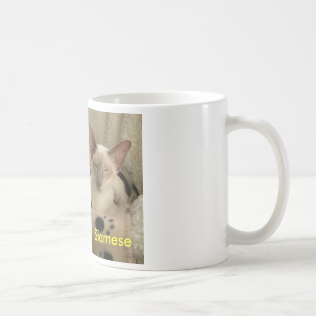 Taza De Café El amor es ......, siamés (Derecha)