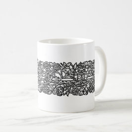Taza De Café El amor es suficiente frontera (por William Morris
