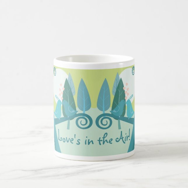 Taza De Café El amor está en el Air Mug (Centro)