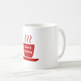 Taza De Café El amor está preparando la música