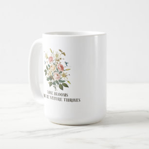 Taza De Café El amor florece con la naturaleza