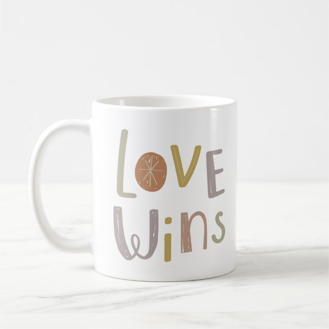Taza De Café el amor gana (Izquierda)