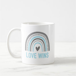 Taza De Café El amor gana Demiguy Rainbow