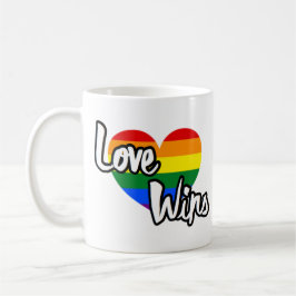 Taza De Café El amor gana - Orgullo LGBTQ+ #2