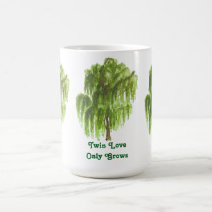 Taza De Café El amor gemelo sólo crece en el árbol de la inunda