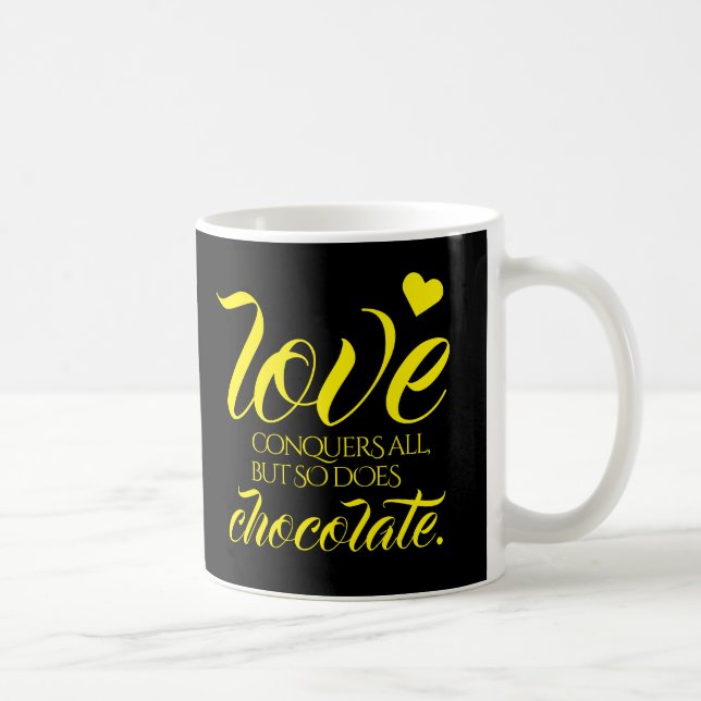 Taza De Café El amor gracioso conquista a todo, pero también el (Derecha)