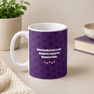 Taza De Café El amor incondicional forma futuros - Padre adopti