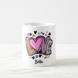 Taza De Café El amor moderno por la arte - Día de San Valentín