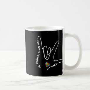 Taza De Café El amor no necesita palabras Asl pieza de rompecab