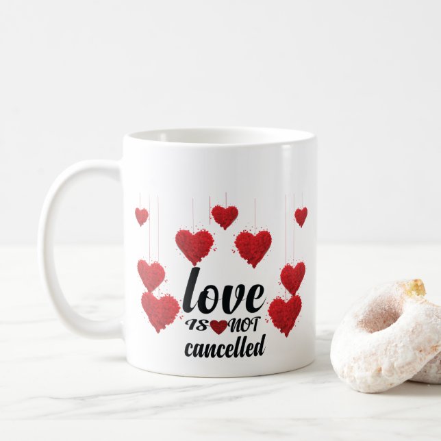 Taza De Café El amor no se cancela (Con donut)